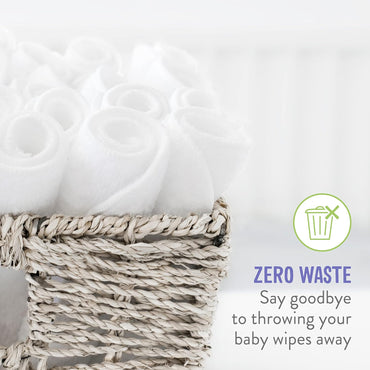 Bambino Mio Reusable Baby Wipes – Eco‑Friendly, Washable, Pack of 10