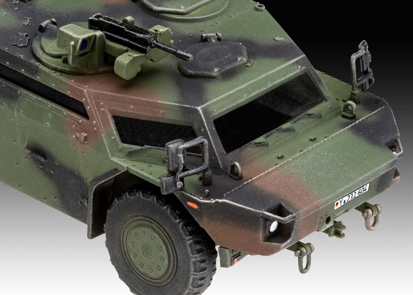 Revell Fennek Scout Truck Model Kit - Detailed 1:72 Military Reconnaissance Vehicle