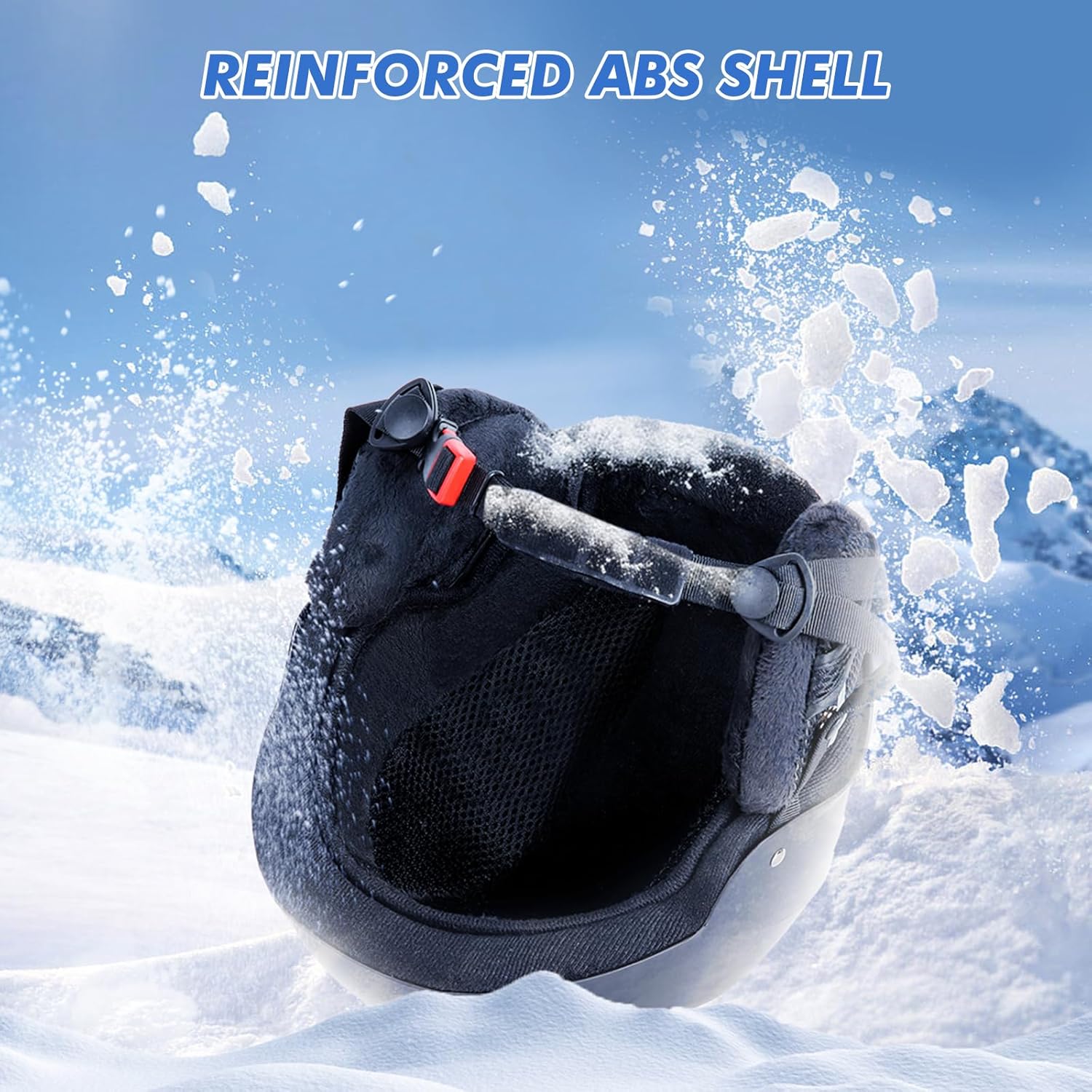 KUYOY Unisex Medium Ski Helmet with Goggle Compatibility