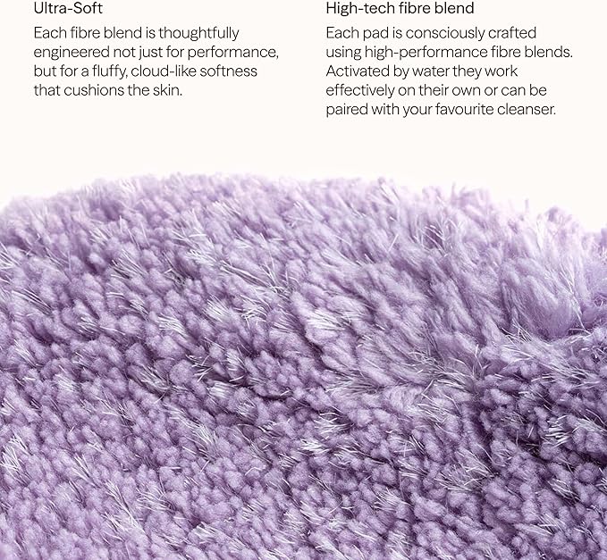 Waschies Colorful Reusable Washable Makeup Removal Pads – 6 Pack