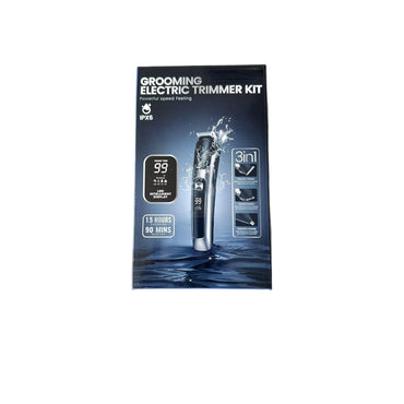 Professional Wet-Dry Beard & Hair Trimmer with 8 Rotating Heads