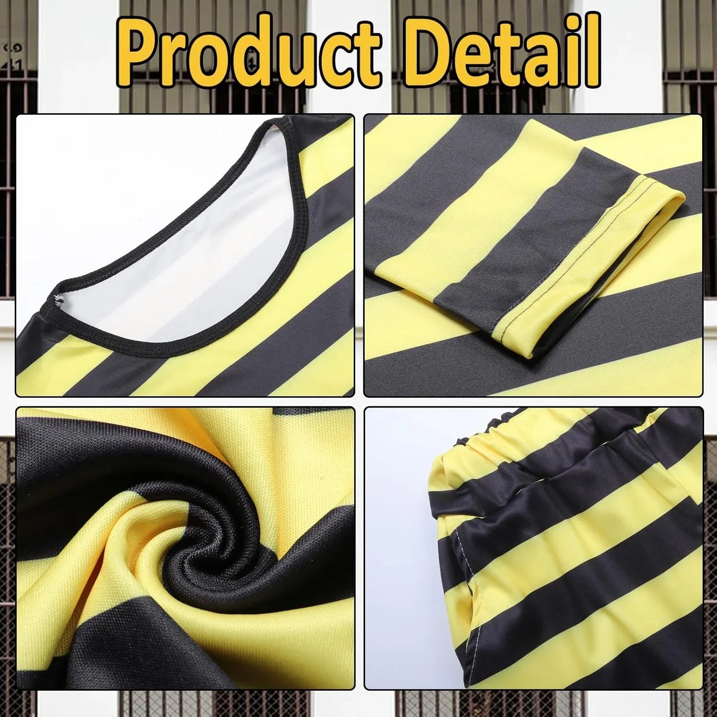 Orange Prisoner Jumpsuit Adult Costume with Hat and Handcuffs - Gomix Brands Outlet