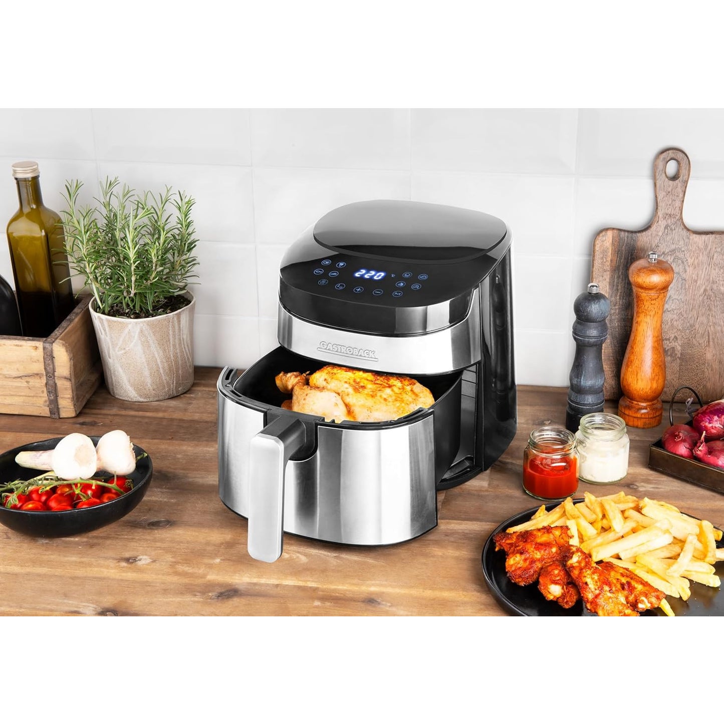 GASTROBACK #42582 Design Hot Air Fryer Air Pro, 3.7 Litre Capacity