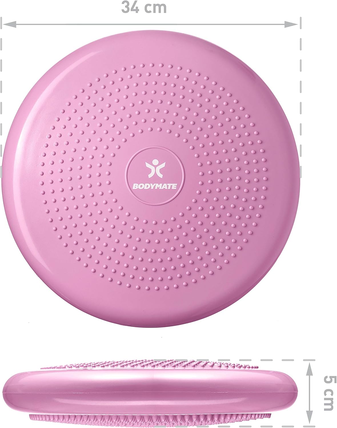 Bodymate 34cm Balance Cushion with Pump for Core Strength