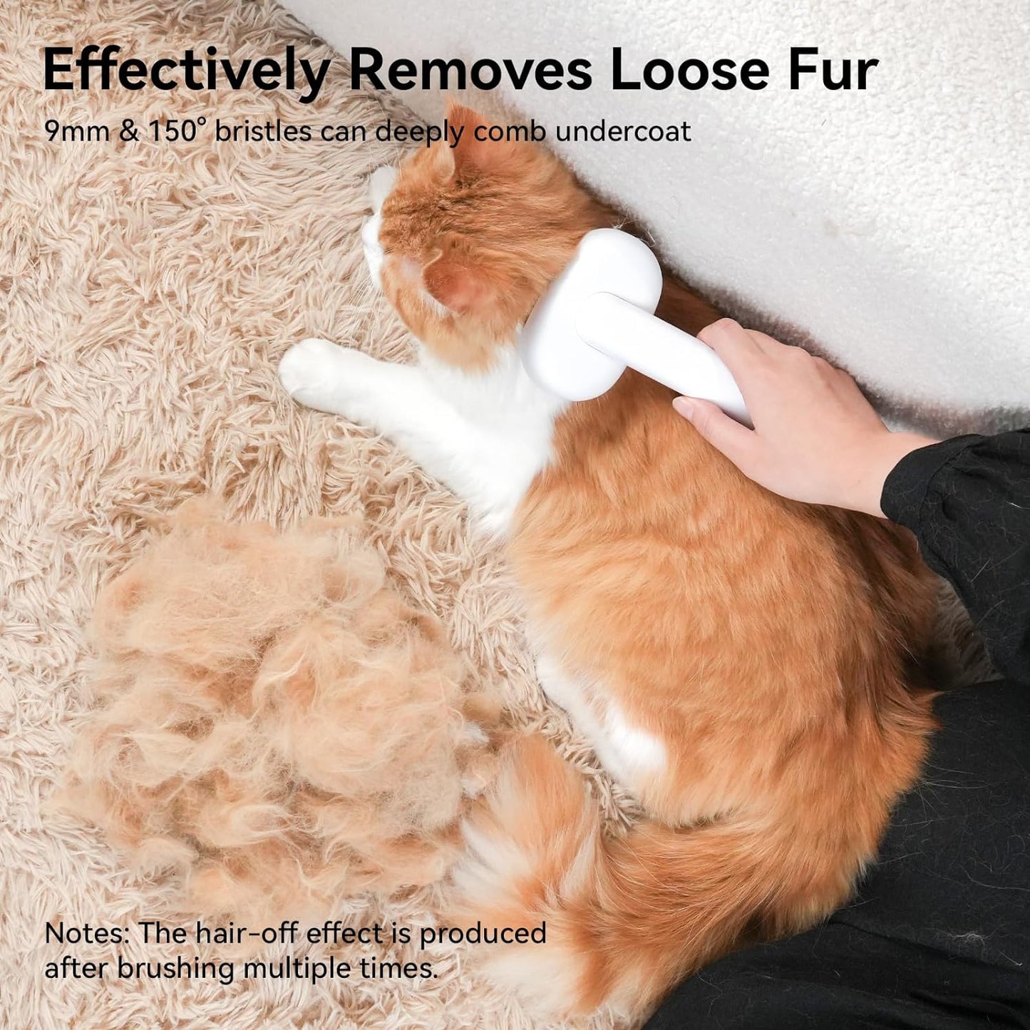 Aumuca Cat Brush for Shedding - Gentle Grooming & Massage Tool