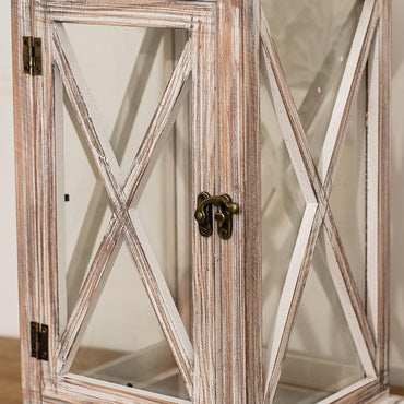 Romadedi Wooden Lantern Candle Holder