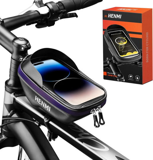 HENMI Waterproof Bicycle Phone Case with TPU Touchscreen - Gomix Brands Outlet