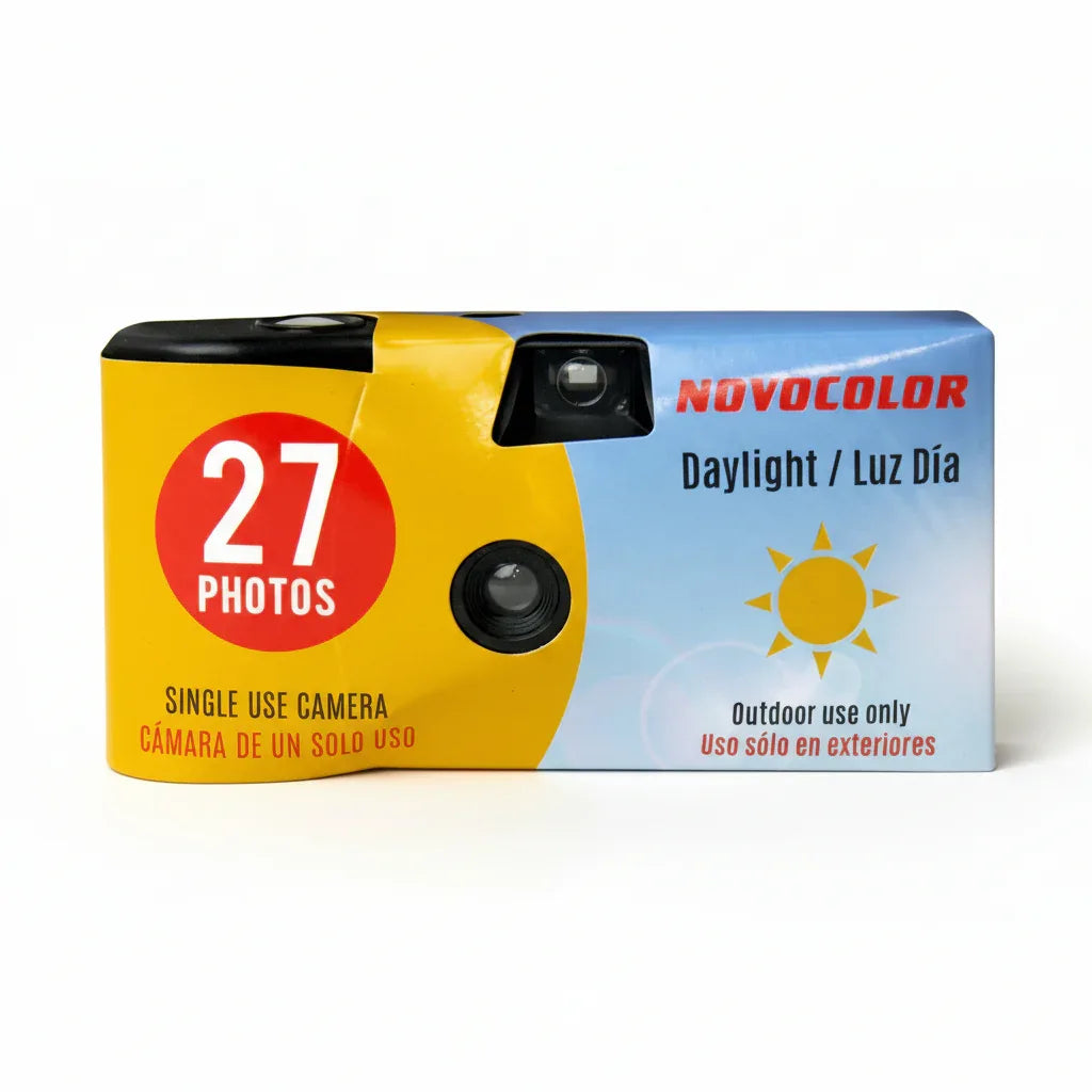 Novocolor Disposable Camera Bundle – 27 Exposures - Gomix Brands Outlet