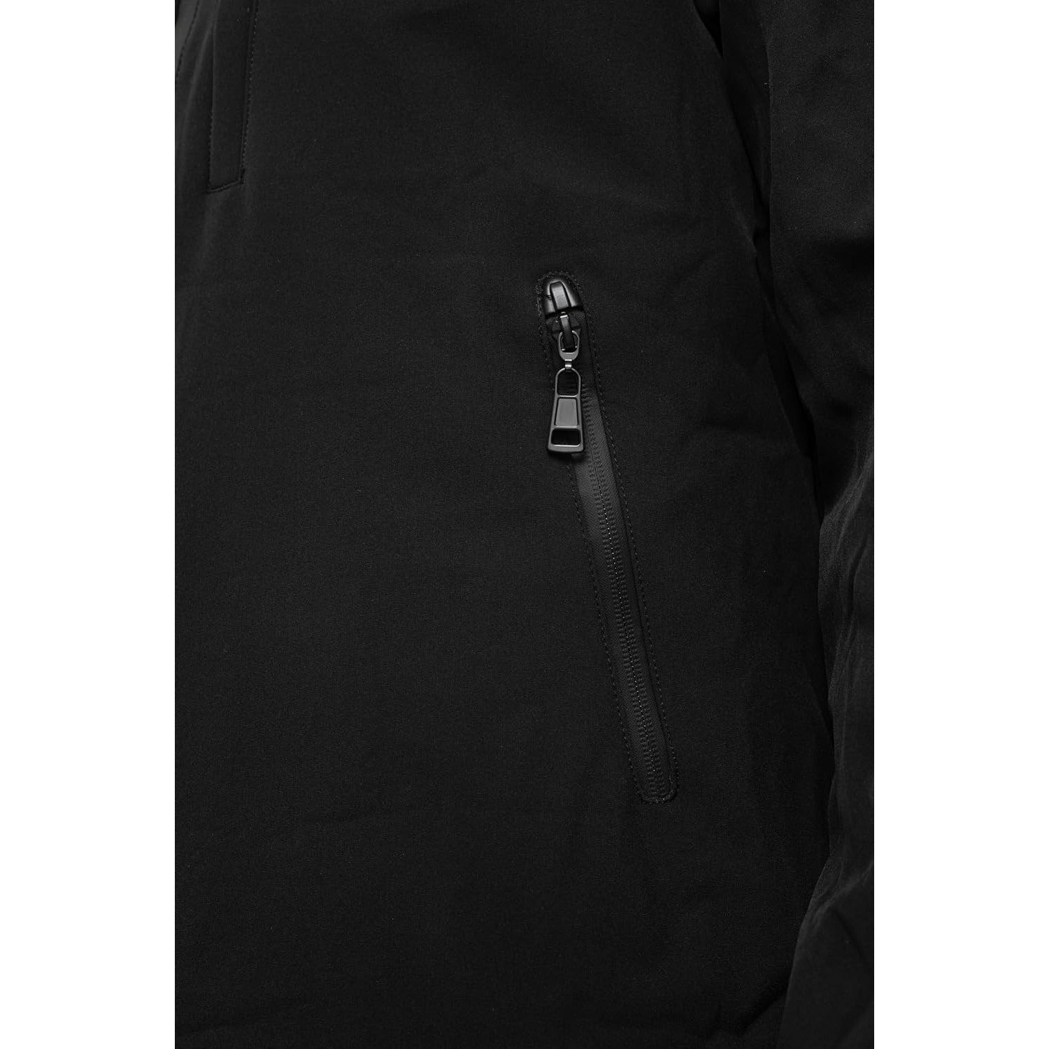 TONY BACKER Men's Winter Waterproof Windproof Softshell Jacket Detachable Hood