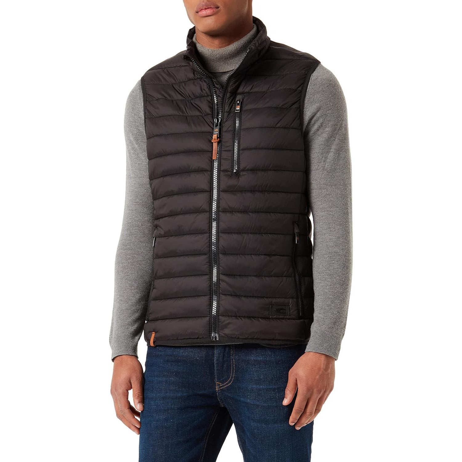 Camel Active Men's Black Insulated Vest 460210/9E52 – Lightweight Outdoor Wear