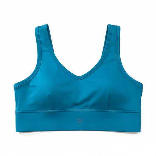 Women's All In Motion Light Support V-Neck Brushed Sports Bra