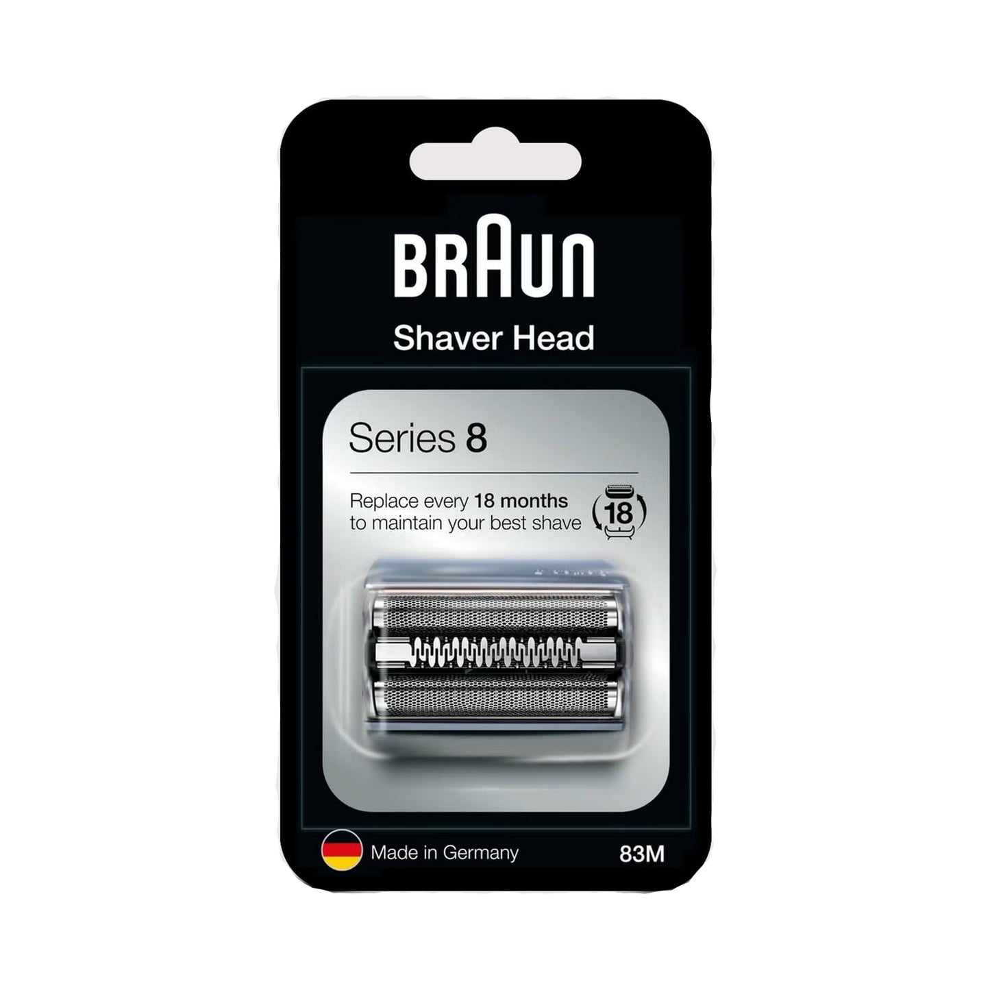 Braun Series 8 83m Silver Electric Shaver Head Replacement Part for Men