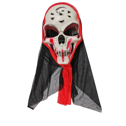 SUNSIOM Grim Reaper Halloween Costume with Hooded Cape and Scythe