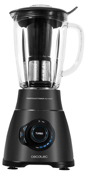 Powerful Cecotec 4101 Power Titanium 2500MAX Pro Kitchen Blender for Smoothies
