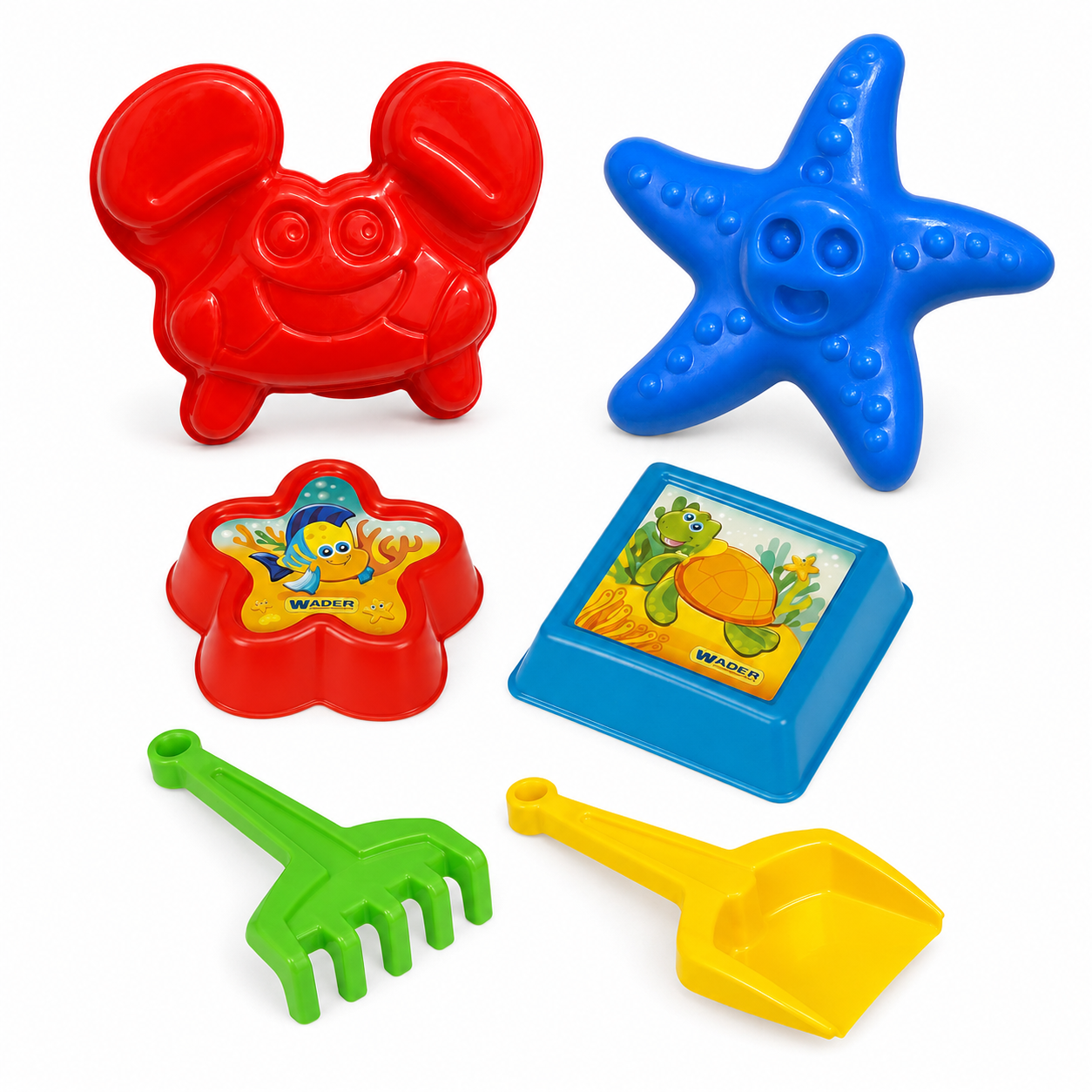 Wader Summer Set 6 Pieces Sand Toy
