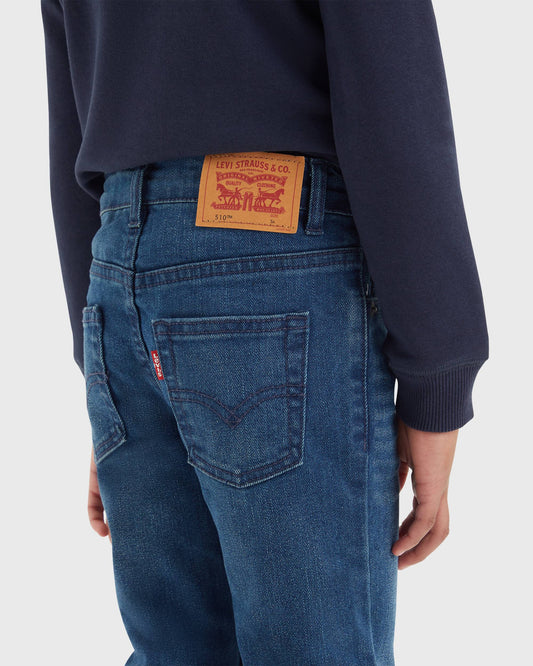 Boys' Levi's 510™ Skinny Fit Stretch Denim Jeans - Classic Blue