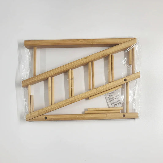 Sustainable Bamboo DIY Macrame Rainbow Kit Retail Display Stand - Gomix Brands Outlet