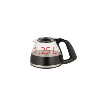 Moulinex Subito Classic Filter Coffee Maker 15‑Cup Black Stainless