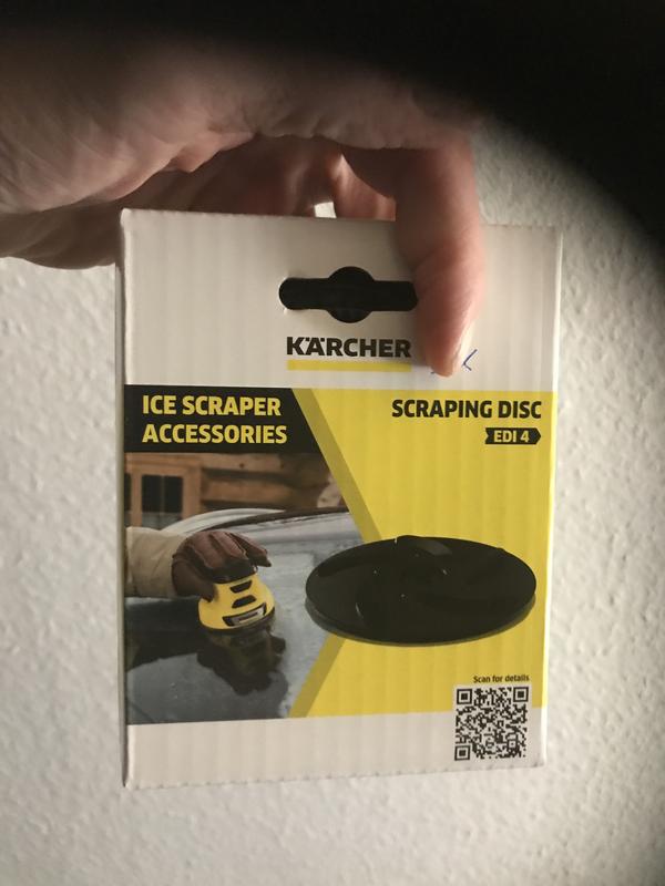 Kärcher EDI 4 Cordless Electric Ice Scraper for Quick, Effortless Windshield Defrosting