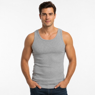 LIVERGY® Men's Fine Ribbed Tank Top 3-Pack