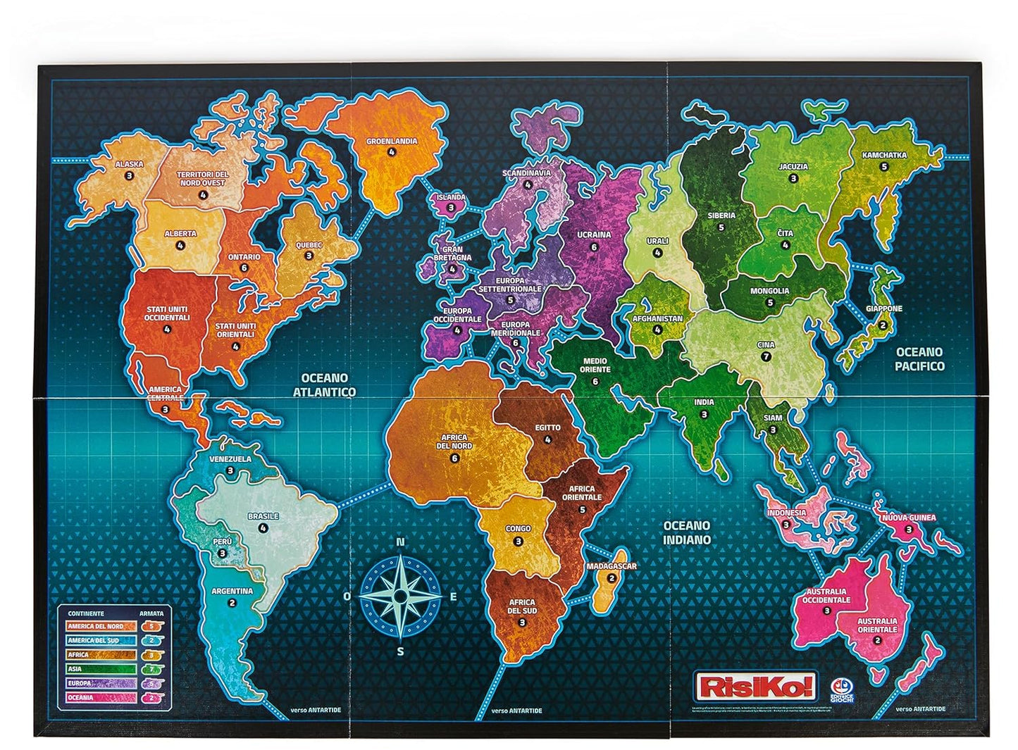 Risk Classic Edition 2023 Board Game – Strategic Conquest for 3‑6 Players