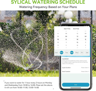 RAINPOINT Smart Wi‑Fi Sprinkler Timer with Bluetooth Control