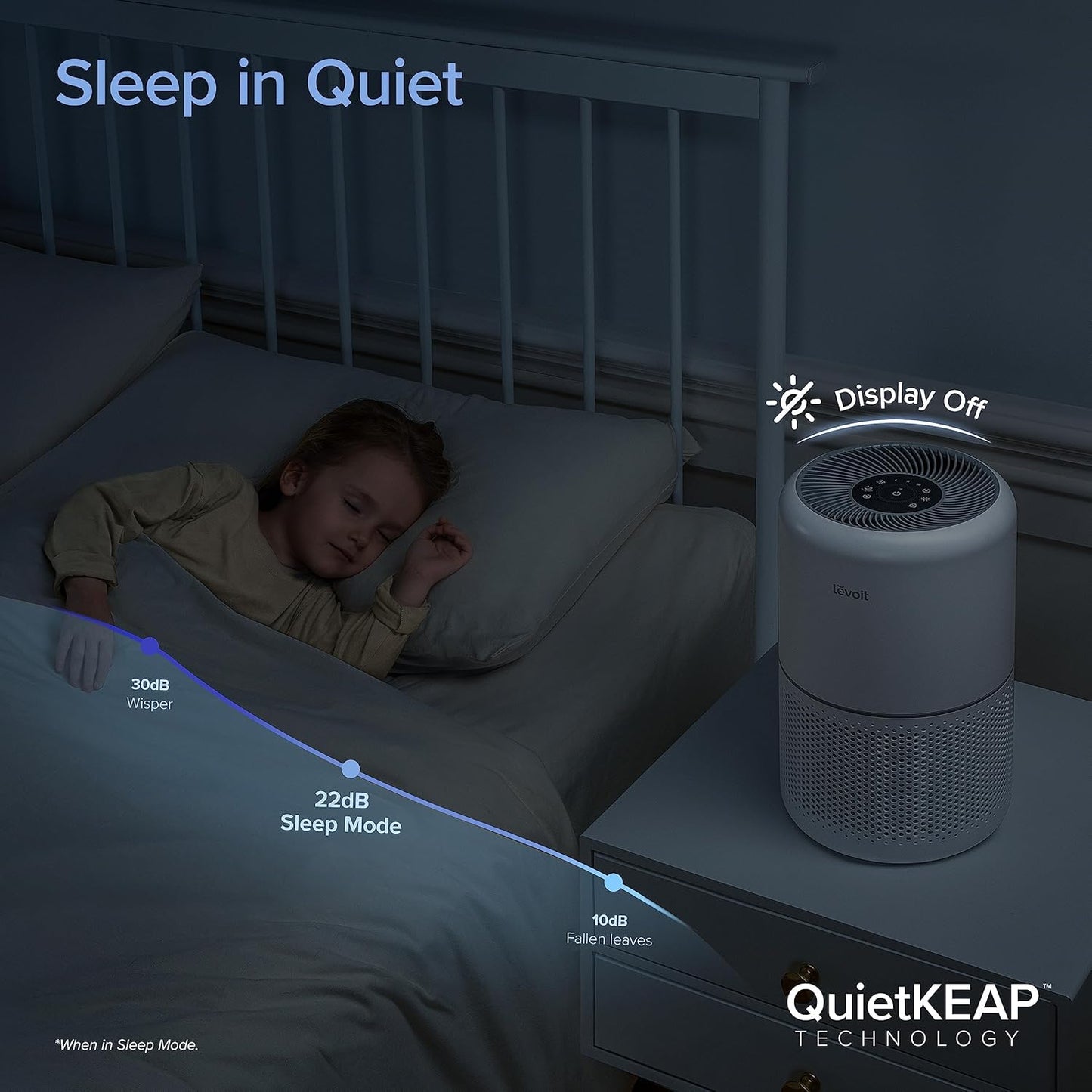 LEVOIT Smart WiFi Air Purifier: HEPA Filter, Alexa Control, Large Room Coverage