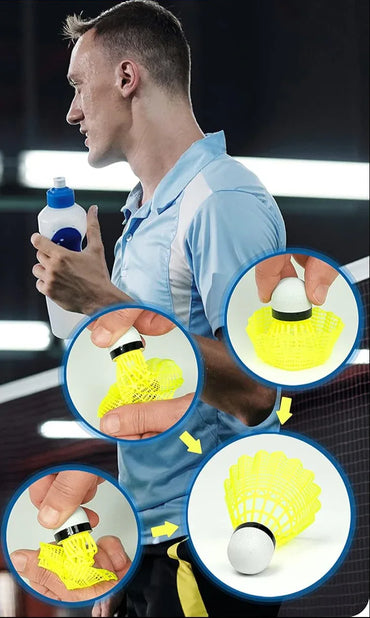 Weidebach Yellow Shuttlecock Set Plus with Training eBook - Gomix Brands Outlet