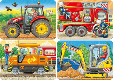 Ravensburger My First Hard at Work Vehicle Puzzle Set
