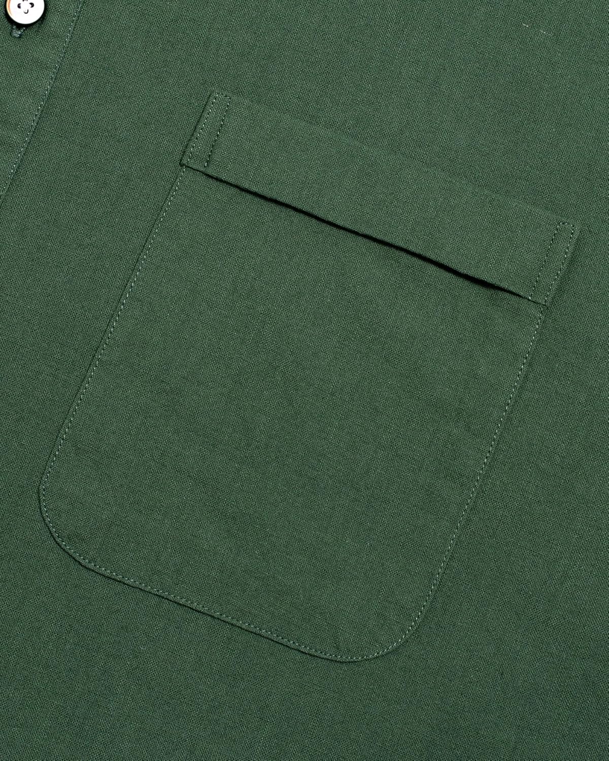 J.VER Men's Button-Down Casual Shirt – Lightweight Cotton‑Linen Blend