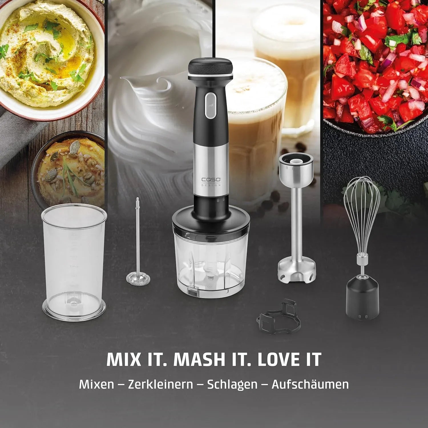 Caso Click & Mash Cordless 4-in-1 Hand Blender - Gomix Brands Outlet