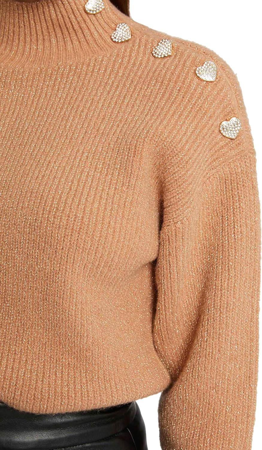 Morgan Women's Chunky Knit Jumper – Cozy Camel Color, Medium Fit