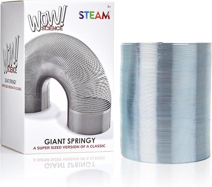 Super‑Size Metal Spring Toy Giant Slinky for Kids & Adults - Gomix Brands Outlet