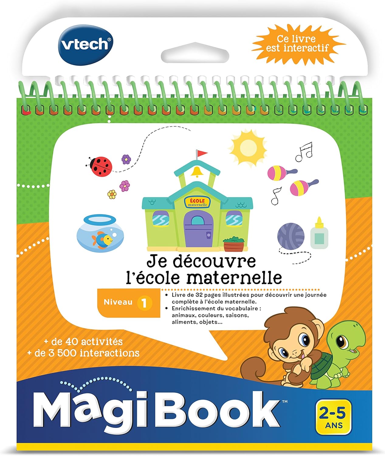 VTech MagiBook Interactive Learning Book Starter Pack Pink
