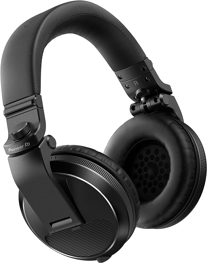 Pioneer hdj-x5 Black Circumaural Head-band Headphone left view