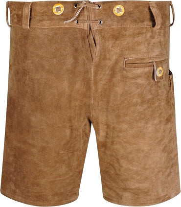 TR Martha Premium Men’s Short Leather Trachten Trousers with Suspenders size 56 - Gomix Brands Outlet