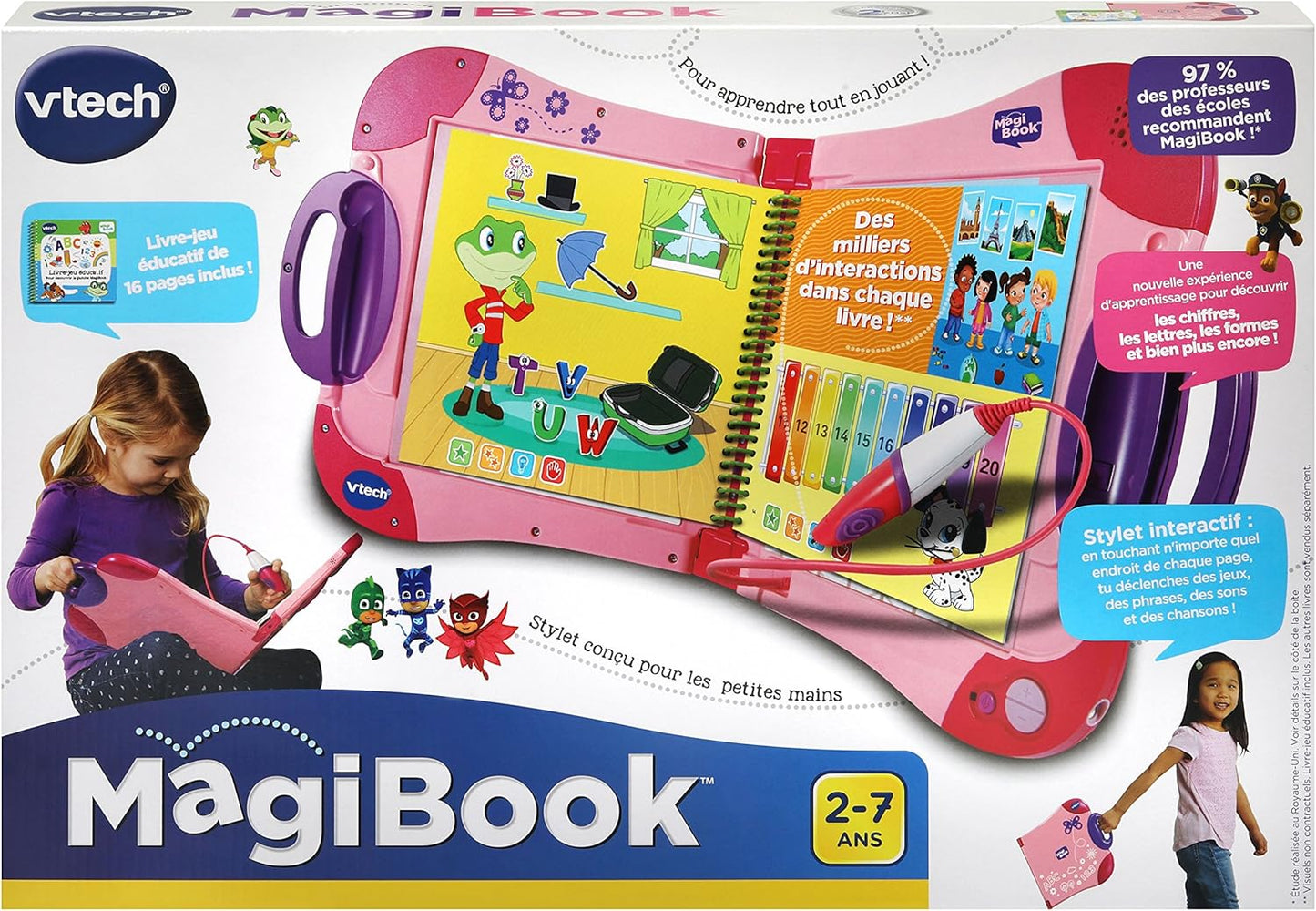 VTech MagiBook Interactive Learning Book Starter Pack Pink