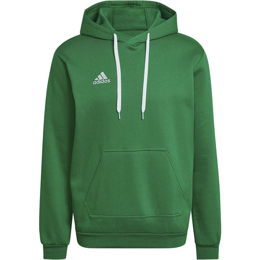 Adidas Men's Hooded Sweatshirt Team Green White Performance Hoodie
