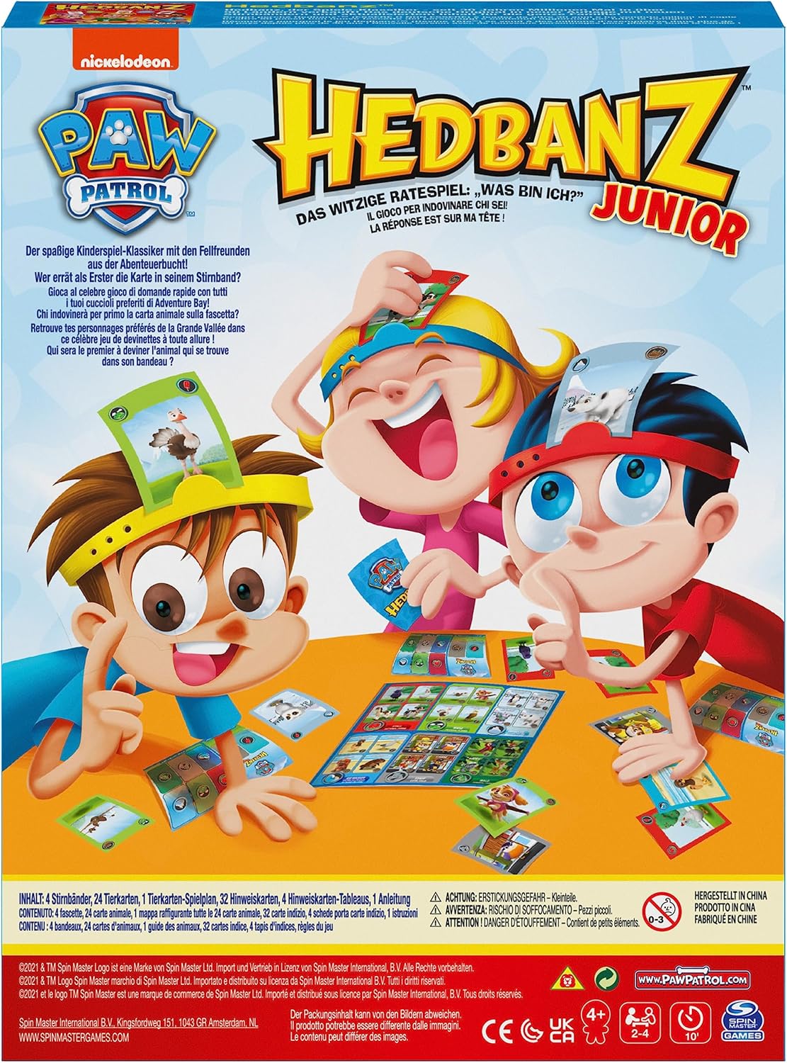 Paw Patrol Hedbanz Junior Guessing Game for Kids