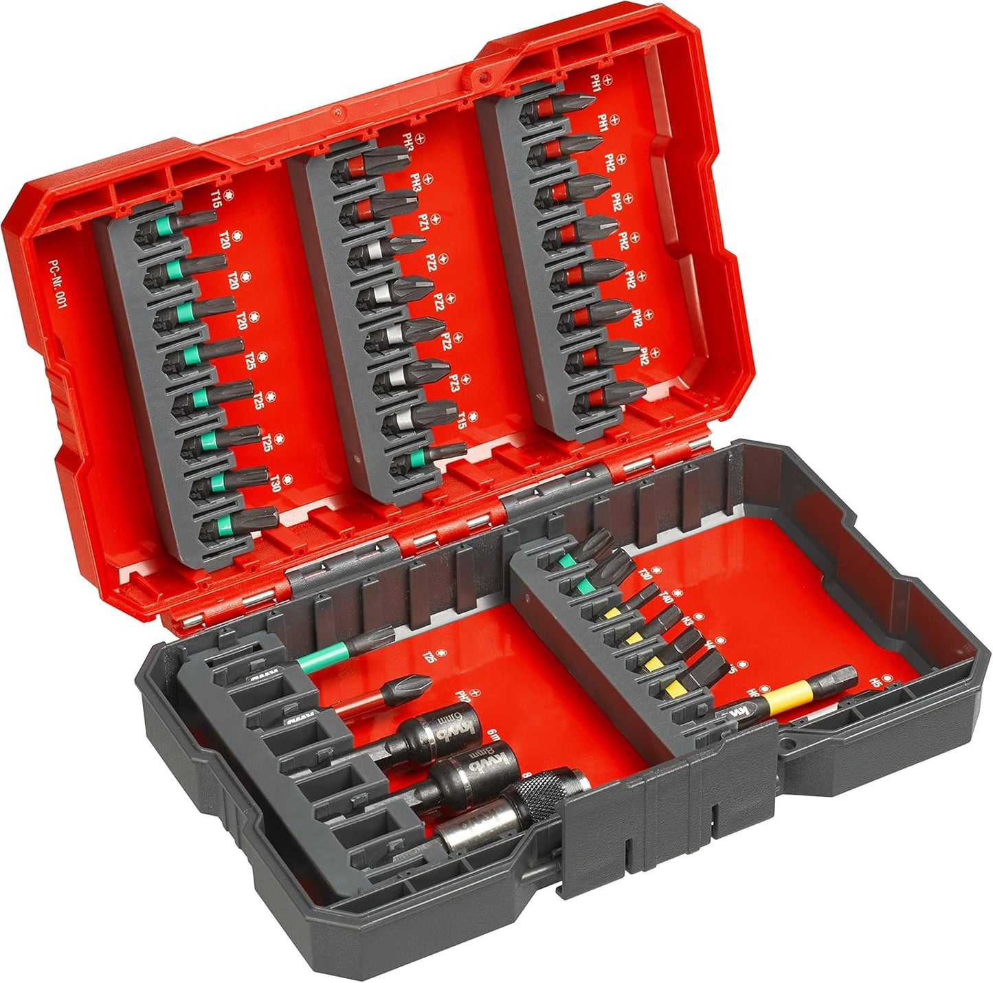 KWB 37-Piece Impact Wrench Bit Set with Shock-Resistant Sockets