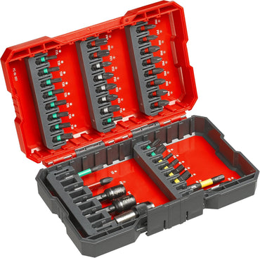 KWB 37-Piece Impact Wrench Bit Set with Shock-Resistant Sockets