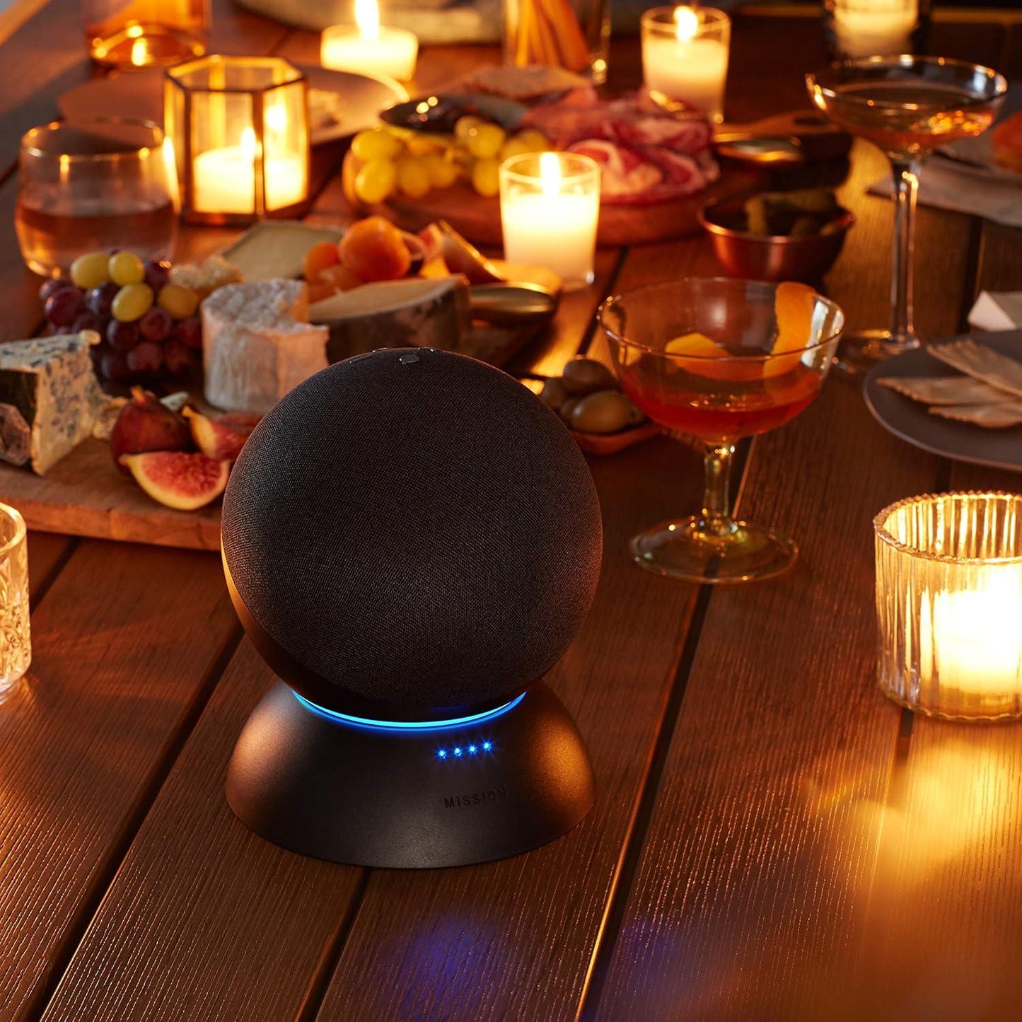 Portable Battery Base for Amazon Echo 4th Generation – Charcoal - Gomix Brands Outlet
