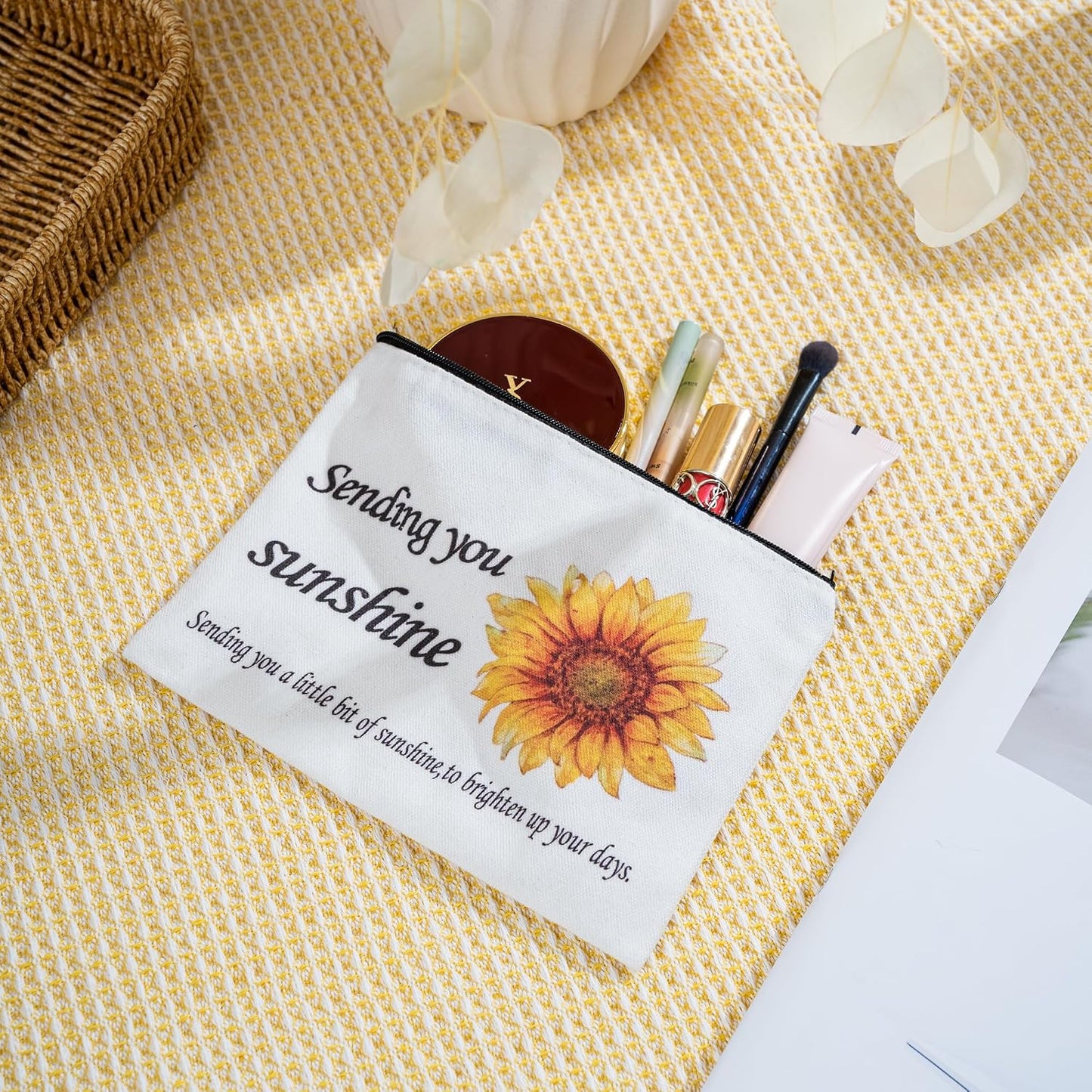 Sunshine Collection Sunflower Encouragement Pouch