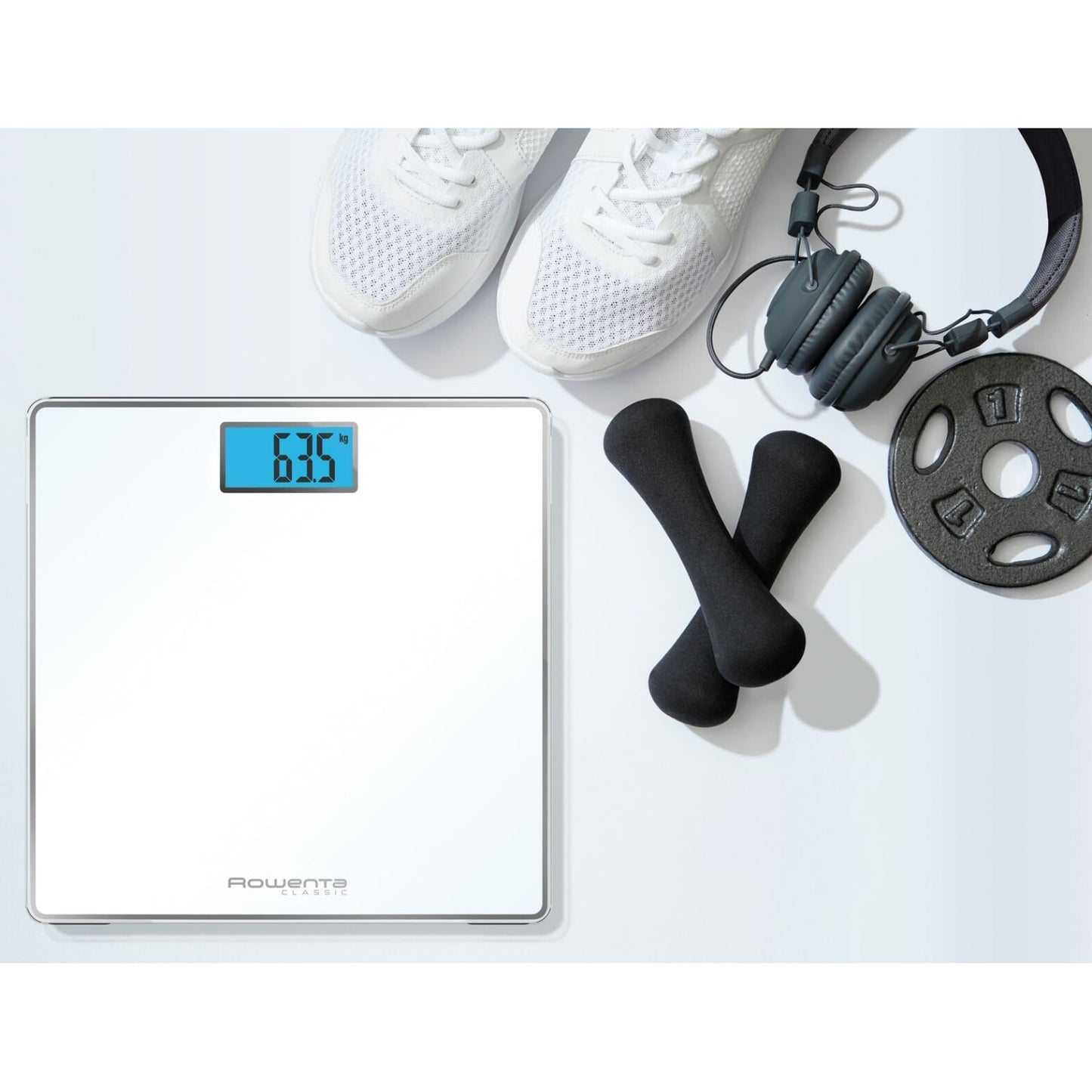 Rowenta BS1501 Classic Electronic Bathroom Scale White