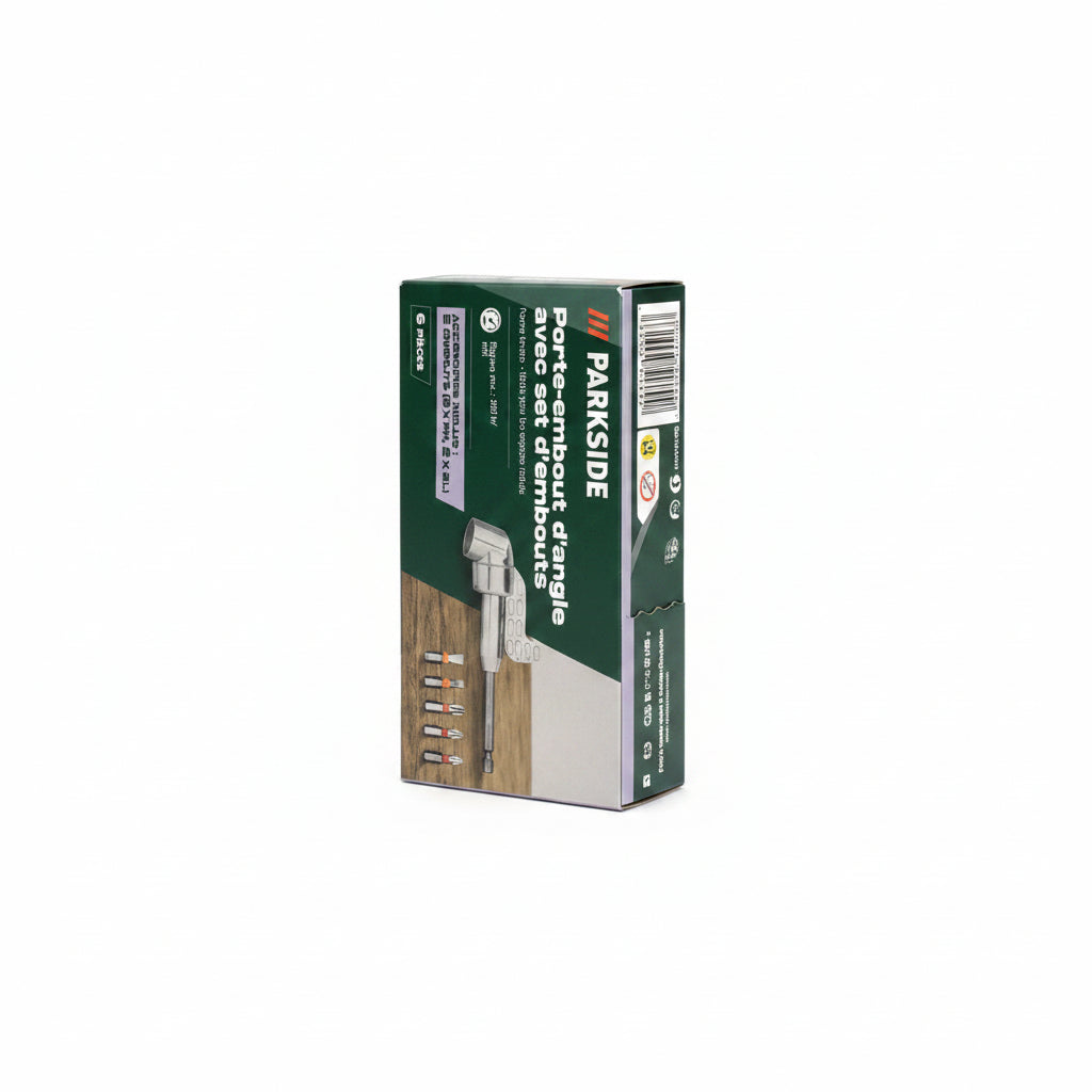 Parkside Angle Handle With 6-Piece Bit Set