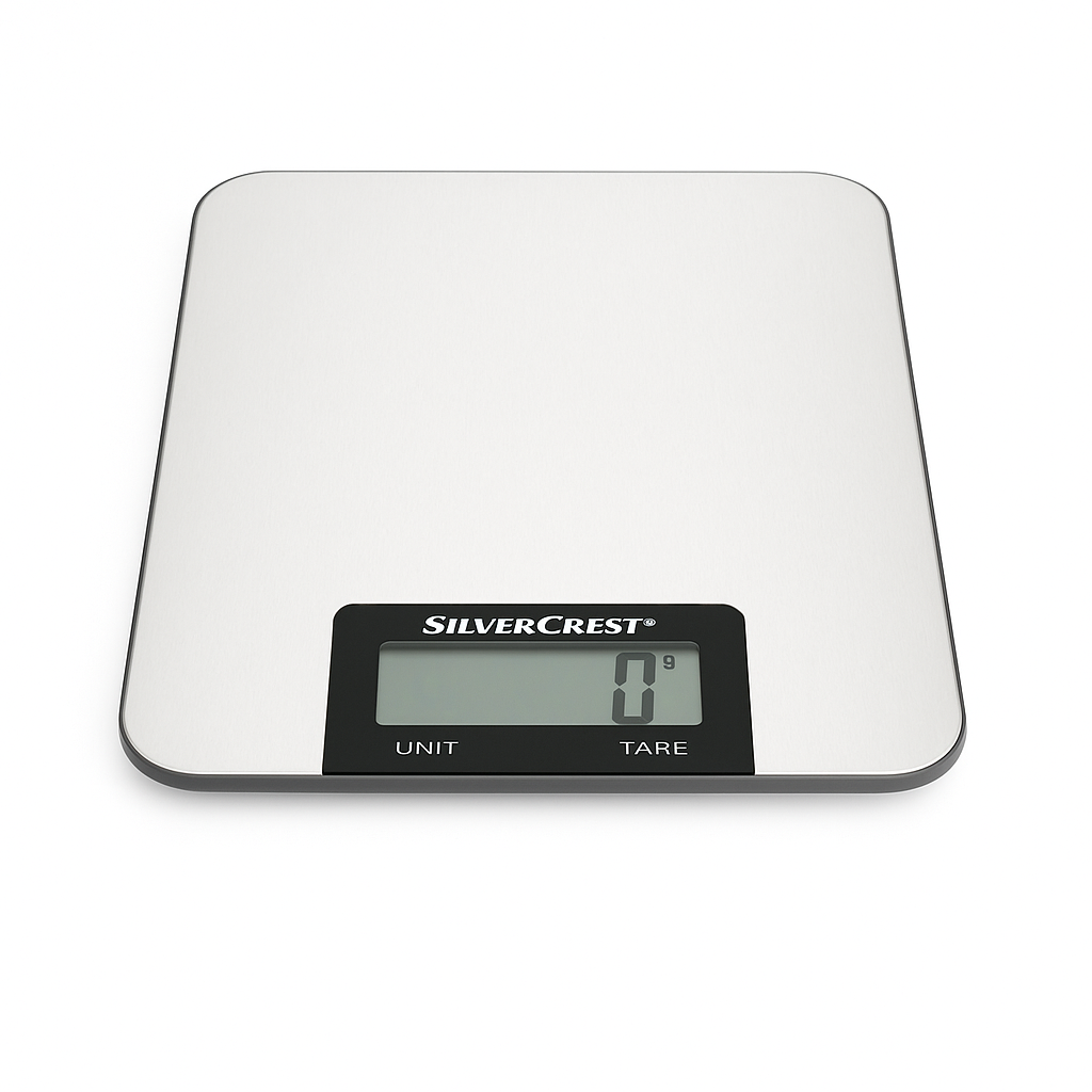 Silver Crest Digital Kitchen Scale 5kg Precise Gram-Ounce Converter
