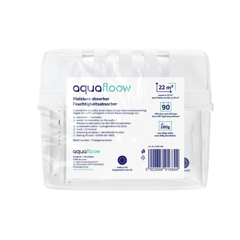AquaFloow Moisture Absorber Refill Cartridge 280 g 2-Pack