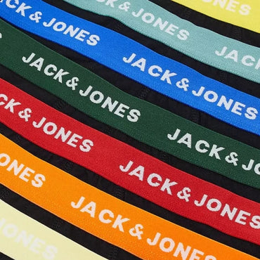 Jack & Jones Men's Vito Solid Black Boxer Briefs - 7-Pack Comfort