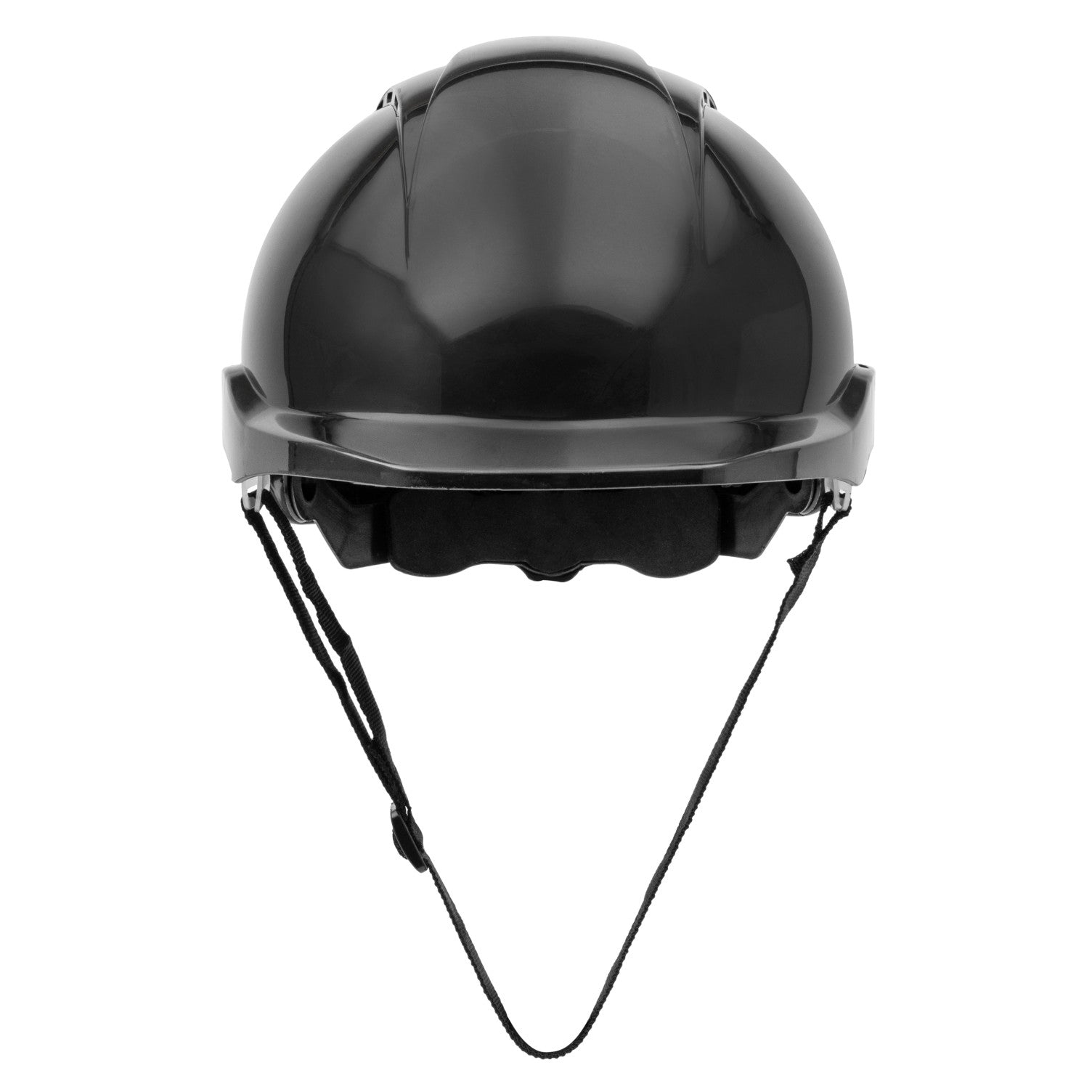 NITRAS 9500 Black Industrial Safety Helmet: Ventilated, Adjustable, Comfortable Head Protection
