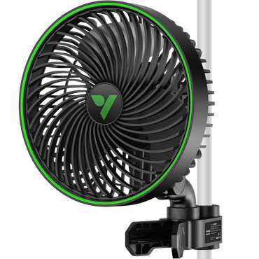 Vivosun AeroWave E6 Gen2 Grow Tent Clip Fan 6" EC Motor Black